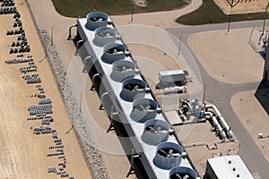 Cooling fans at power plant