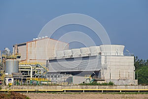 Cooling tower of chemical industry plant, Thailand