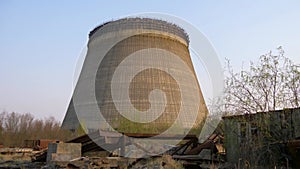 Cooling tower of Chernobyl Nuclear Power Station