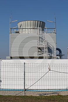 Cooling tower in industrial plant