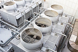 Cooling tower at outdoor photo