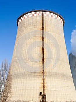 Cooling tower of the power plant