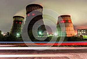 Cooling towers cogeneration - Khabarovsk, Russia photo