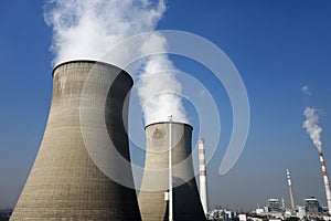 Cooling towers of nuclear power plant