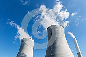 Cooling water tower closeup