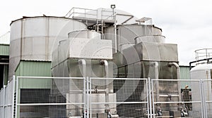 Cooling water tower in industry plant