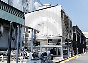 Cooling water tower for industry plant photo