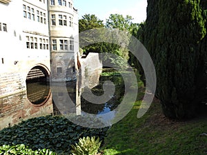 Coombe abbey Coventry England September 9th 2021 reflections in water