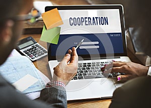 Cooperation Alliance Company Unity Teamwork Concept