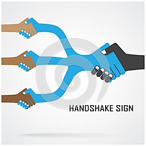 Cooperation symbol,partnership sign