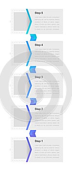 Cooperative infographic chart design template