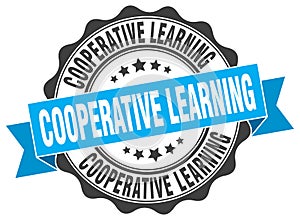 cooperative learning seal. stamp