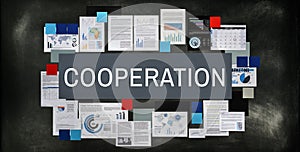 Cooperpation Agreement Alliance Associate Unity Concept photo