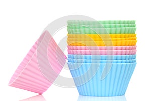 Coorful cupcake liners