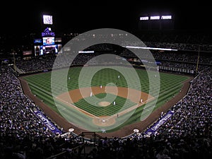 Coors Field Night Game - Colorado Rockies