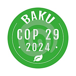 COP 29 in Baku Azerbaijan symbol