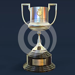 Copa del Rey Spain, king cup spain, 3D Model Rendering photo