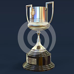 Copa del Rey Spain, king cup spain, 3D Model Rendering photo