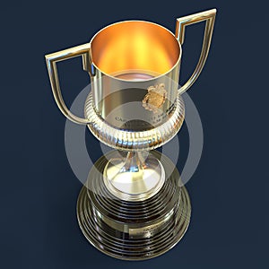 Copa del Rey Spain, king cup spain, 3D Model Rendering