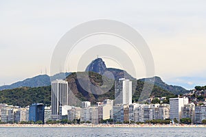 Copacabana beach Christ the Redeemer, Rio de Janeiro