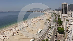 Copacabana beach. City of Rio de Janeiro, Brazil.