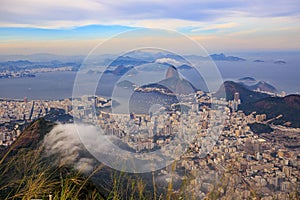 Copacabana Beach and Ipanema beach in Rio de Janeiro, Brazil