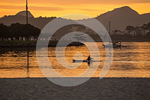 Copacabana Beach and Ipanema beach in Rio de Janeiro, Brazil