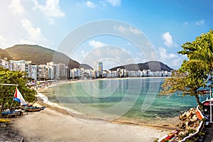 Copacabana Beach in Rio de Janeiro, Brazil