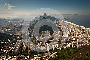 Copacabana District Aerial View