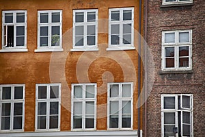 Copenaghen - building facade in nyhavn