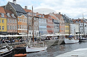 Copenhagen canal boats, Nyhavn