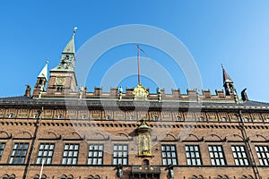 Copenhagen City Hall  in City Hall Square or RÃ¥dhuspladsen, Denmark