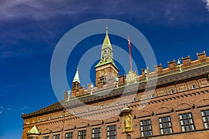 Copenhagen City Hall in Denmark