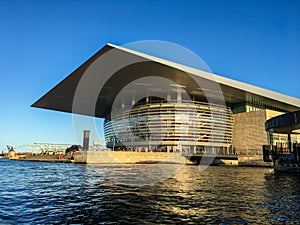 COPENHAGEN, DENMARK - 2020. The Opera House on September 04, 2015 in Copenhagen, Denmark. It is located on the island of Holmen in