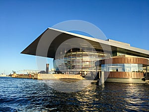 COPENHAGEN, DENMARK - 2020. The Opera House on September 04, 2015 in Copenhagen, Denmark. It is located on the island of Holmen in