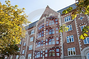 Copenhagen Denmark facades of old houses christianshavn canal