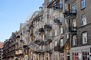 Copenhagen Denmark facades of old houses christianshavn canal