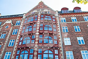Copenhagen Denmark facades of old houses christianshavn canal