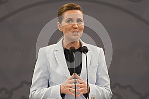 Danish Prime minister Ms.Mette Frederiksen holds press conference