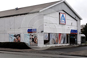 Deutsche Aldi grocerey store in danish capital Copenhagen