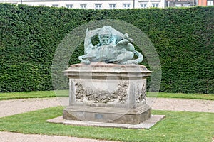 Lion and Horse Loven og hesten sculpture at The King`s Garden