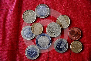 EURO COINS photo