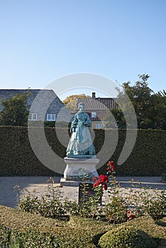 Statue of Queen Caroline Amalie of Augustenburg
