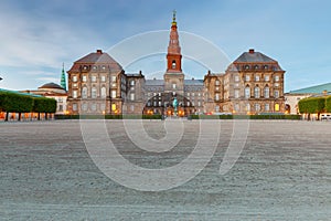 Copenhagen. Houses of Parliament. Christiansborg.