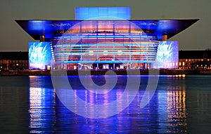 Copenhagen Opera at Night (Blue)