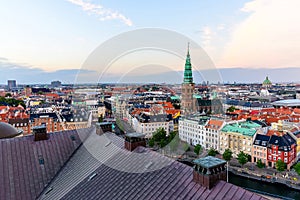 Copenhagen Skyline Panoramic Cityscape