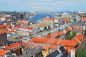 Copenhagen top-view photo