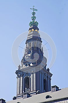 Copenhagen, tower of the baroque Christiansborg Palace