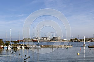 Copenhill modern waste treatment factory, combined heat and power waste to energy plant in Copenhagen, Denmark