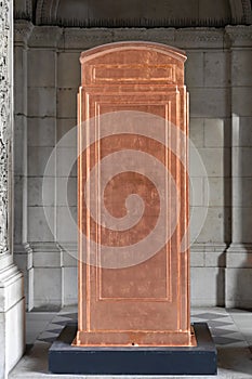 Coper phone booth